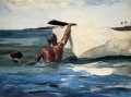 The Sponge Diver Realism marine painter Winslow Homer